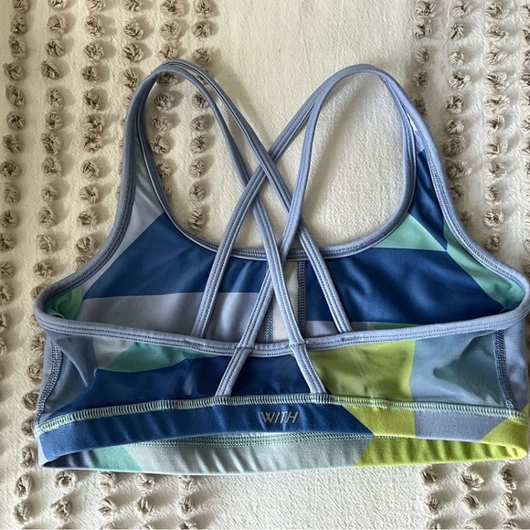 Peloton Pyramid Color Strappy Bra, small - Picture 5 of 6
